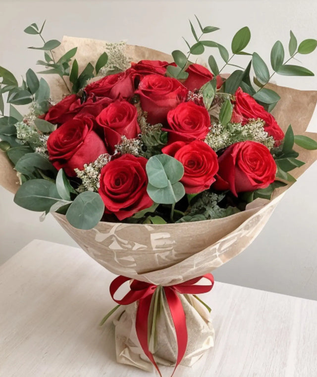 RAMO DE ROSAS ROJAS | 12, 18 ó 24 uds.