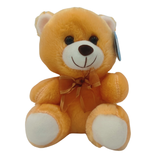 Peluche marrón de oso para acompañar ramos y cestas, Flores La Paz
