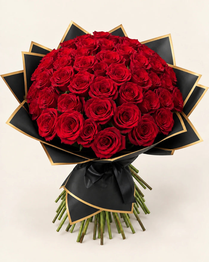 RAMO DE ROSAS GRANDE | 50, 100, 150 o 200 Rosas Rojas