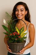 Cestas de plantas